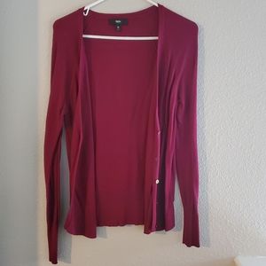 Maroon Cardigan